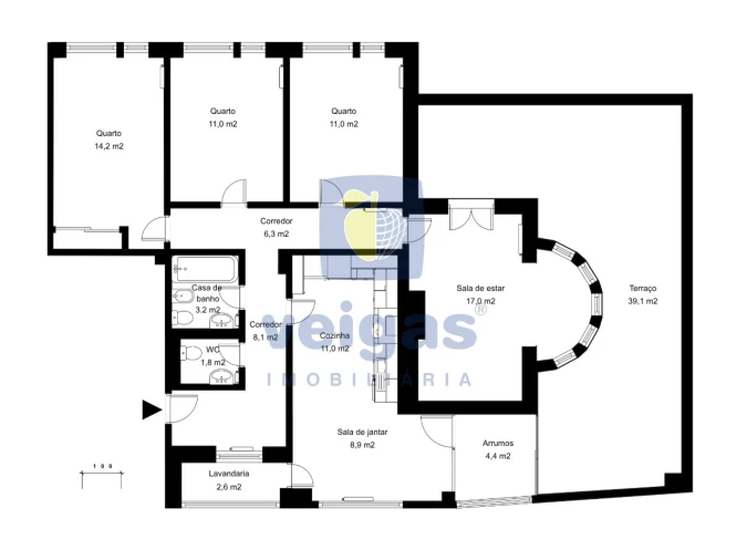 Apartamento T3 para Venda em Caldas da Rainha - Santo Onofre e Serra do Bouro Planta 1