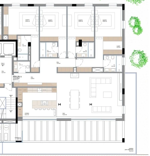 Apartamento T4 para Venda em Nogueira, Fraião e Lamaçães