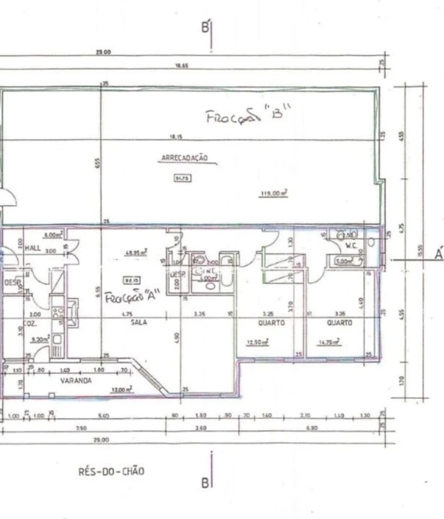 Apartamento T2 para Venda em Guia Planta 1