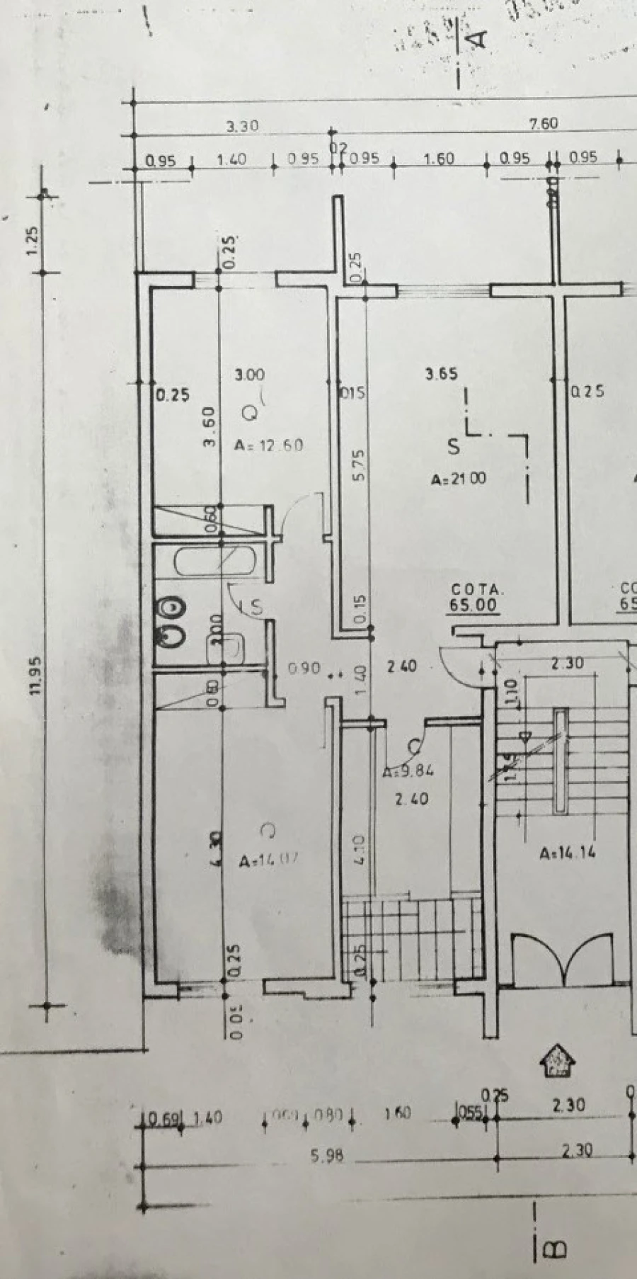 Apartamento T2 para Venda em Cascais e Estoril Planta 1