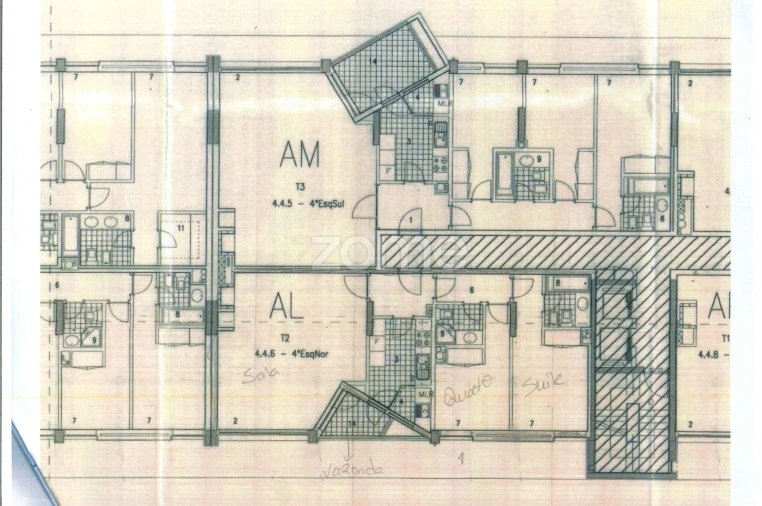 Apartamento T2 para Venda em Matosinhos e Leça da Palmeira Planta 1