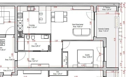 Apartamento T1 para Venda em Fatima