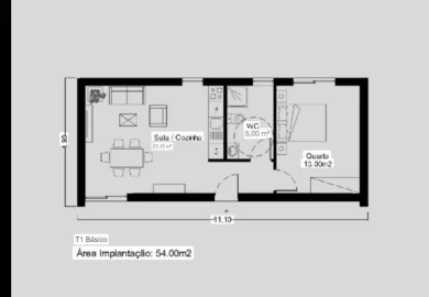 Apartamento T1 para Venda em Portimão