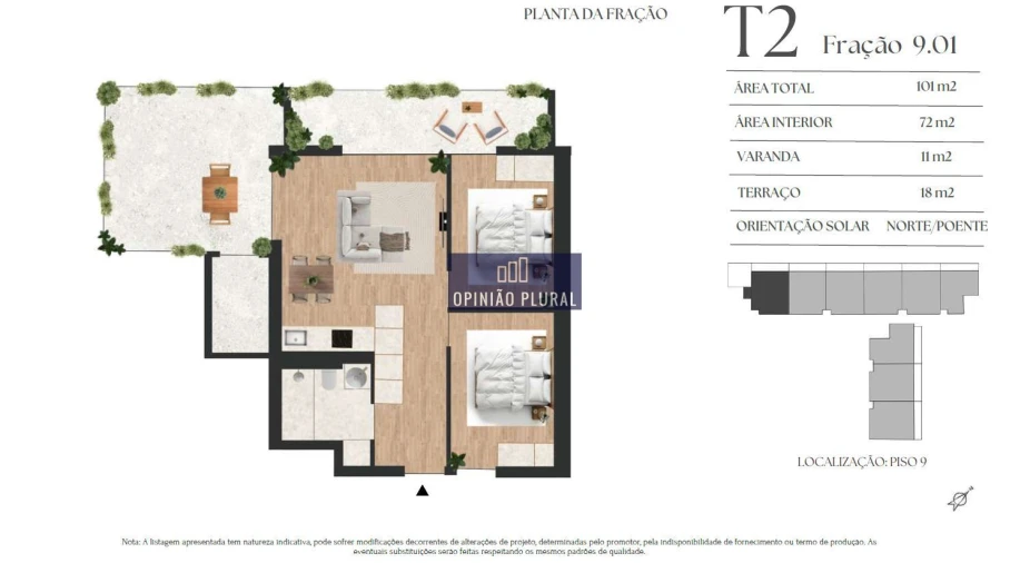 Apartamento T2 para Venda em Vilar de Andorinho Foto 8