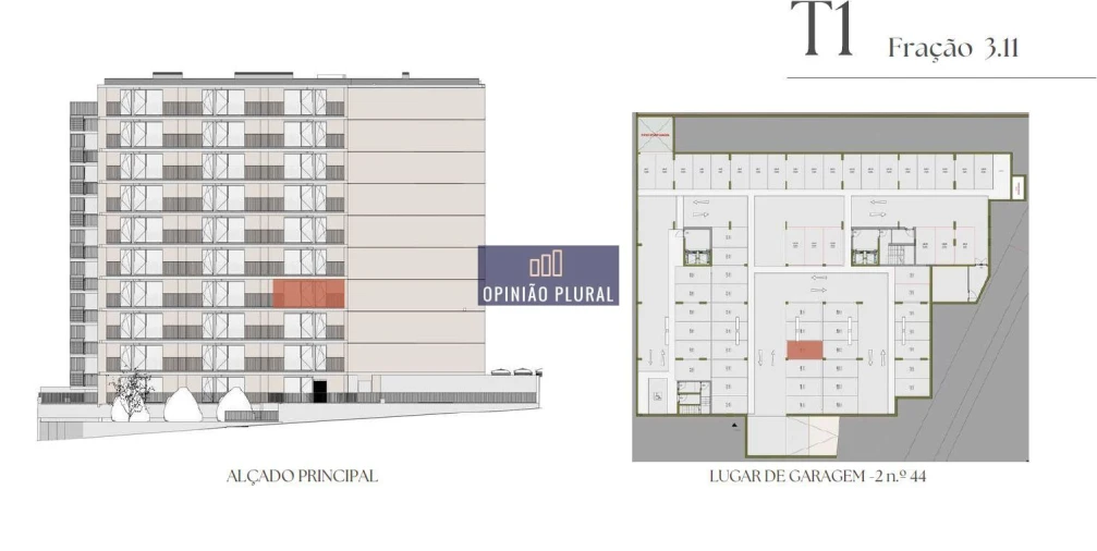 Apartamento T1 para Venda em Vilar de Andorinho Foto 9