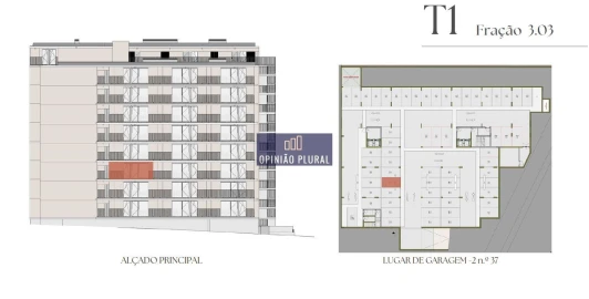 Apartamento T1 para Venda em Vilar de Andorinho