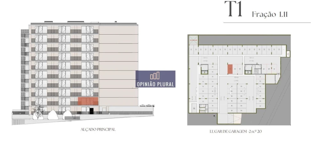 Apartamento T1 para Venda em Vilar de Andorinho Foto 9