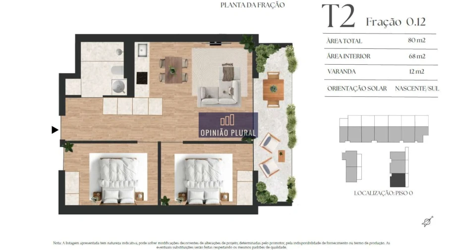 Apartamento T2 para Venda em Vilar de Andorinho Foto 8