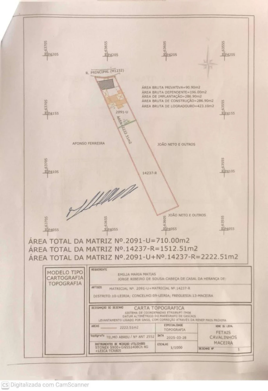Moradia T2 para Venda em Maceira Planta 1