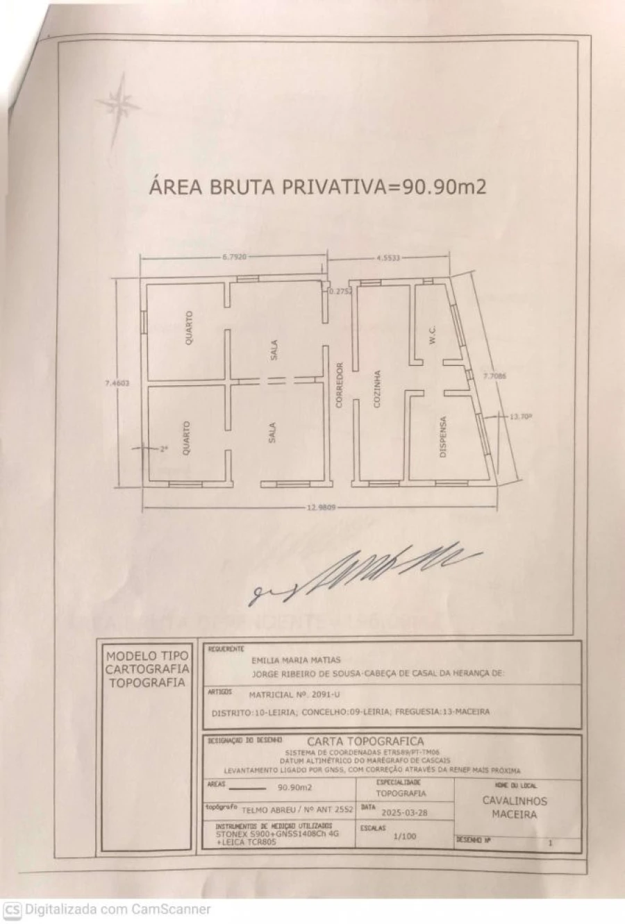 Moradia T2 para Venda em Maceira Planta 2