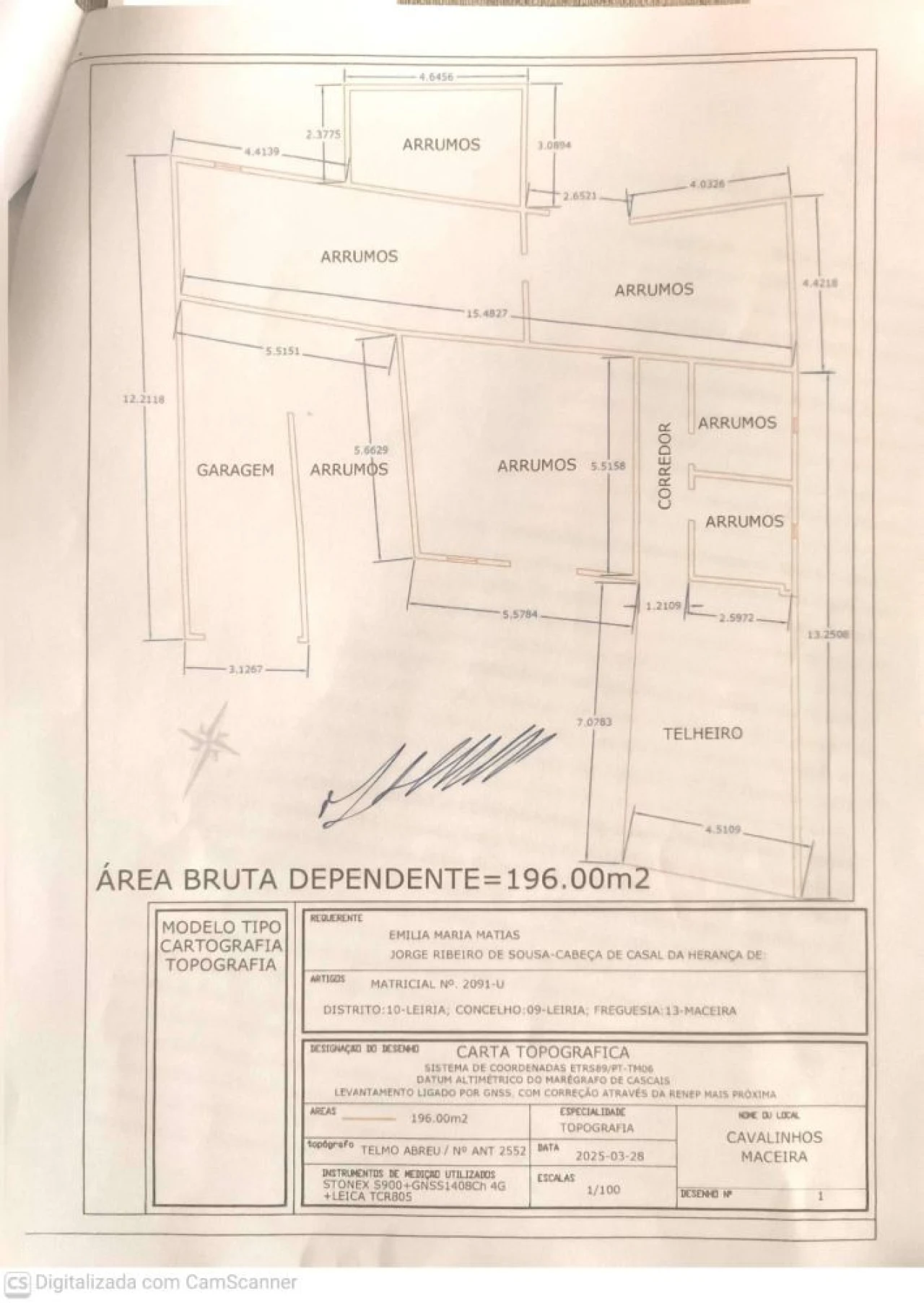 Moradia T2 para Venda em Maceira Planta 3