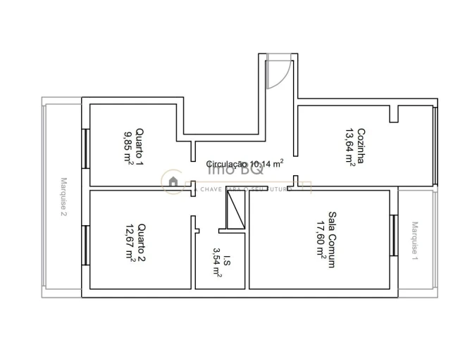 Apartamento T2 para Venda em Azambuja Foto 26