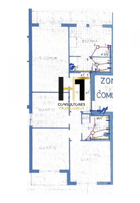 Apartamento T3 para Venda em Castêlo da Maia