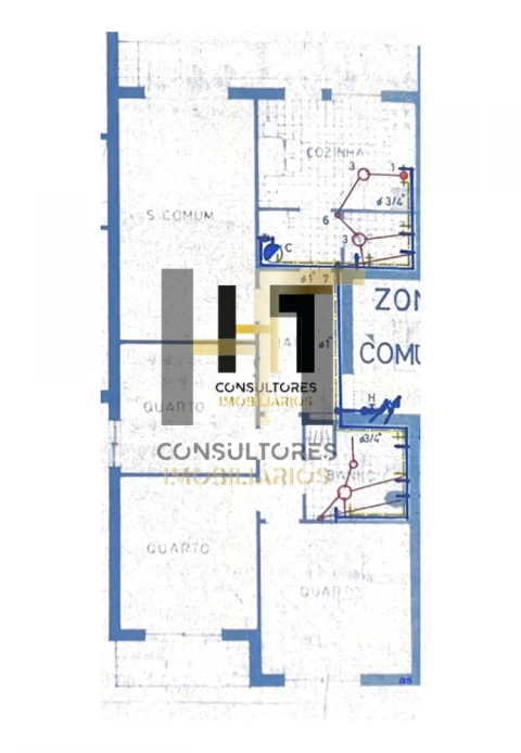 Apartamento T3 para Venda em Castêlo da Maia