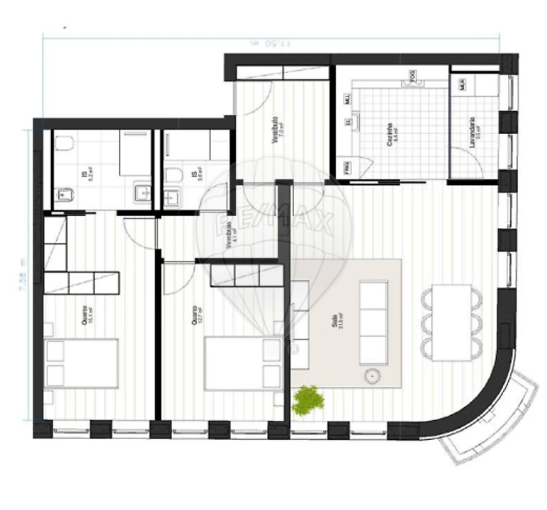 Apartamento T2 para Venda em Matosinhos e Leça da Palmeira Foto 39