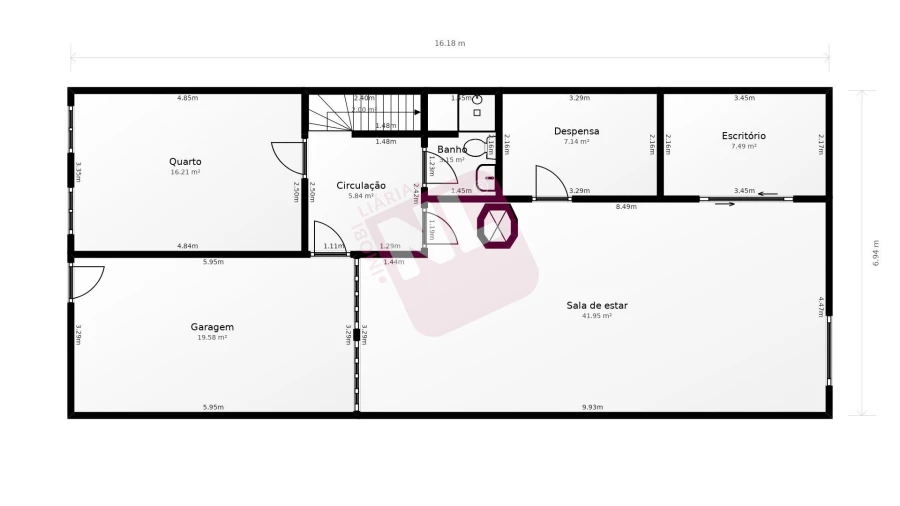 Moradia T5 para Venda em Lumiar Planta 1