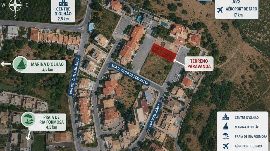Terreno para Venda em Quelfes