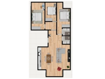 Apartamento T3 para Venda em Benfica