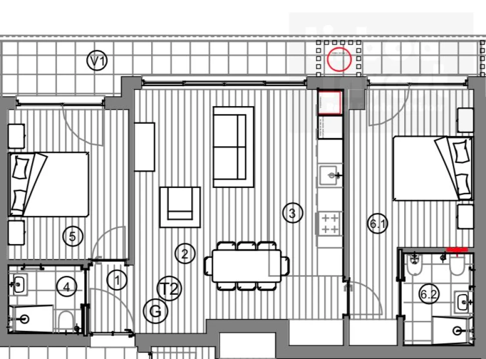 Apartamento T2 para Venda em Atouguia da Baleia Foto 12