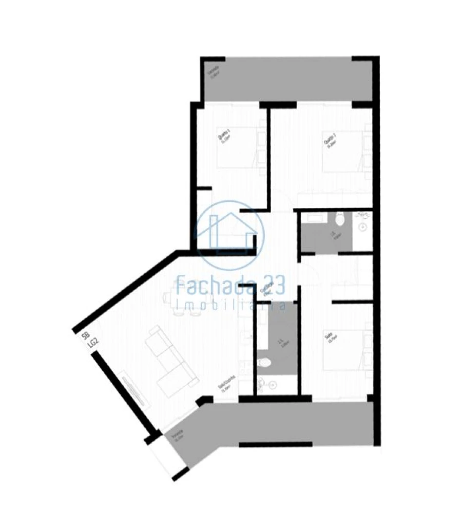 Apartamento T3 para Venda em Pedrouços Foto 13