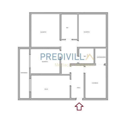 Apartamento T3 para Venda em Póvoa de Varzim, Beiriz e Argivai Planta 1
