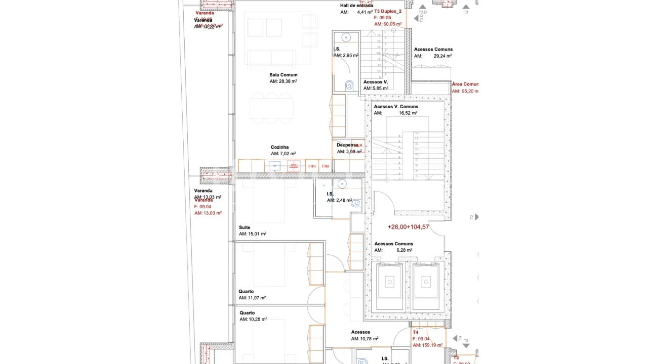 Apartamento T3 para Venda em Ramalde Foto 26