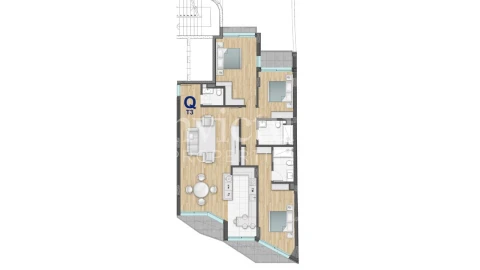 Apartamento T3 para Venda em Cedofeita, Santo Ildefonso, Sé, Miragaia, São Nicolau e Vitória