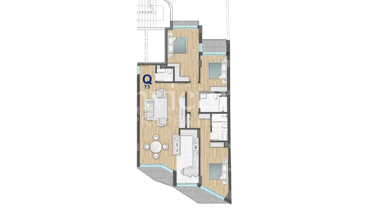 Apartamento T3 para Venda em Cedofeita, Santo Ildefonso, Sé, Miragaia, São Nicolau e Vitória Foto 10