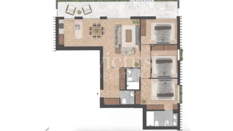 Apartamento T3 para Venda em Lordelo do Ouro e Massarelos