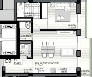 Apartamento T1 para Venda em Matosinhos e Leça da Palmeira