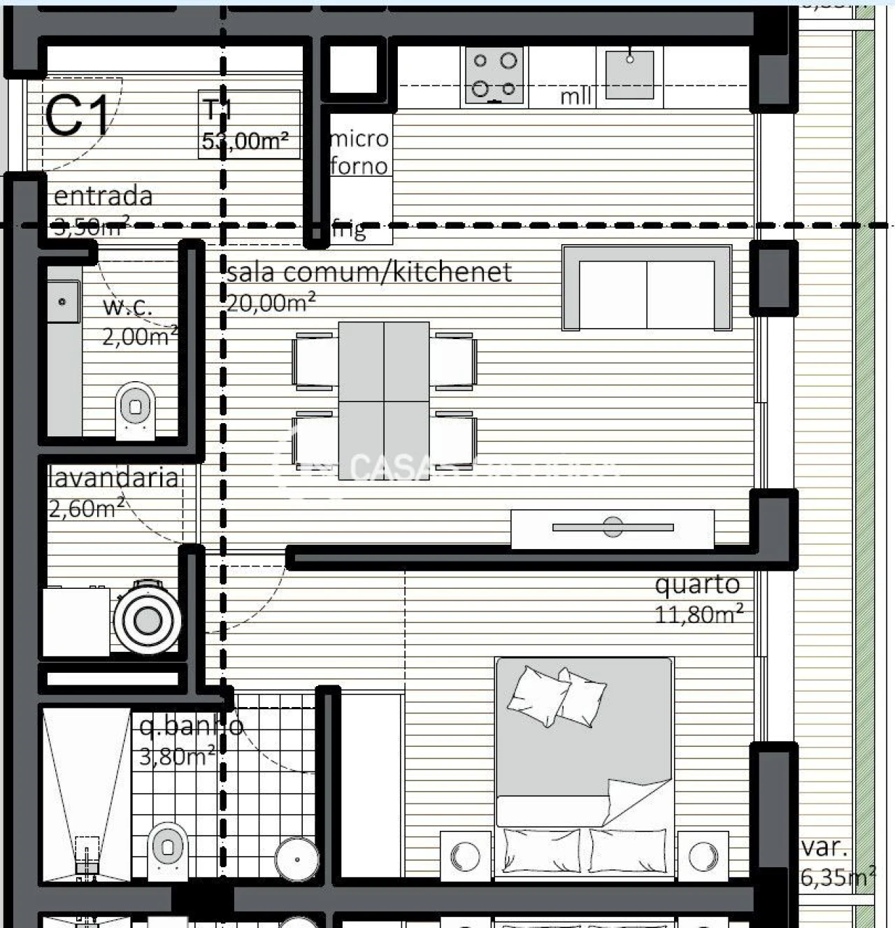 Apartamento T1 para Venda em Matosinhos e Leça da Palmeira Foto 1
