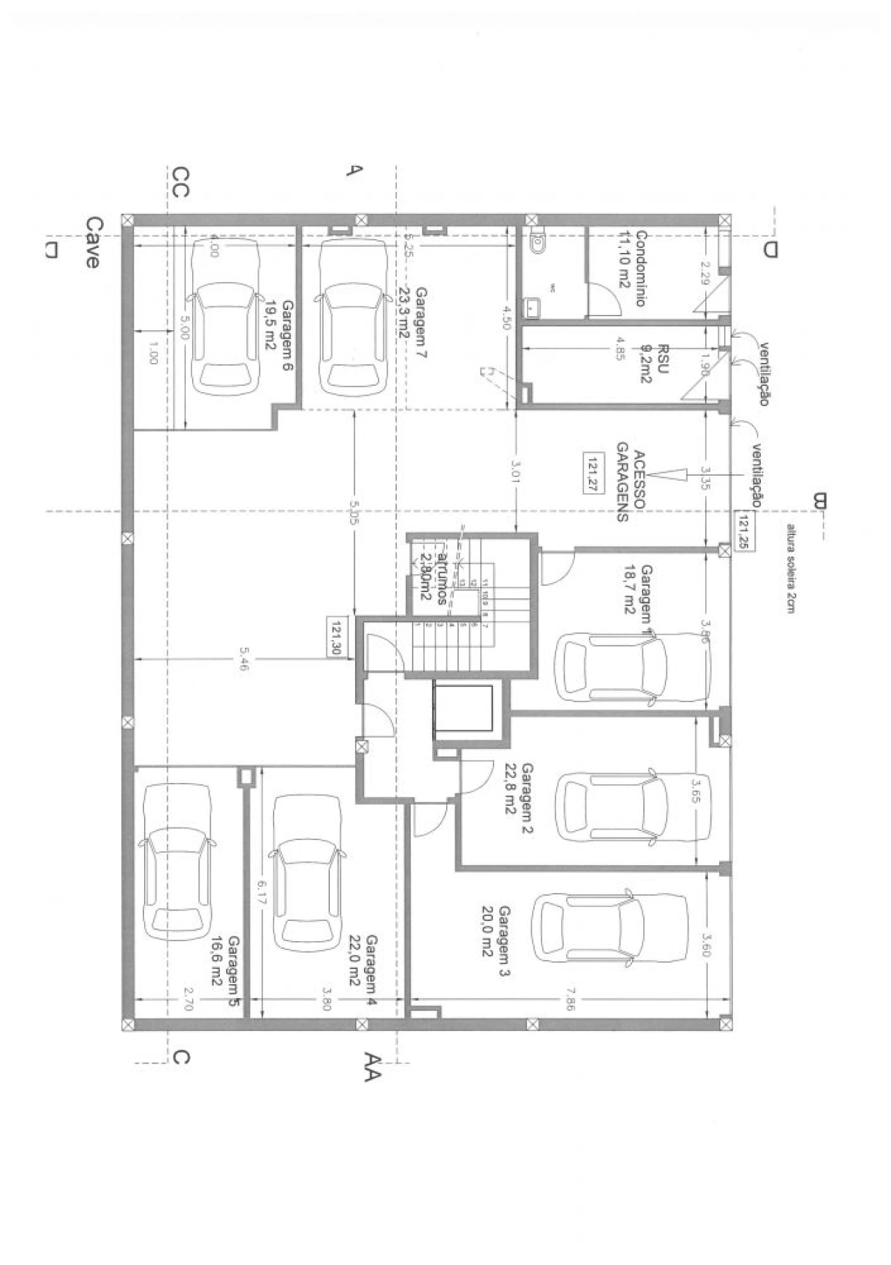 Apartamento T3 para Venda em Santa Maria da Feira, Travanca, Sanfins e Espargo Planta 2