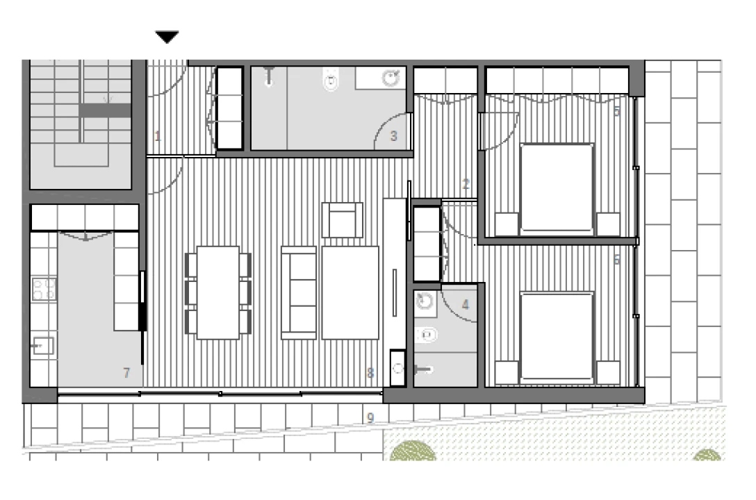 Apartamento T2 para Venda em Apúlia e Fão Planta 3