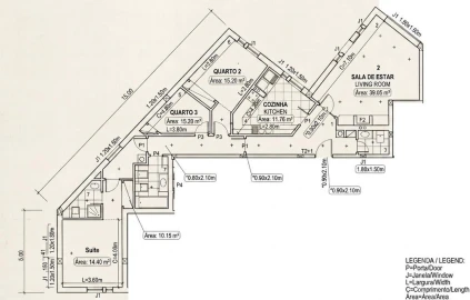 Apartamento T3 para Venda em Pedroso e Seixezelo