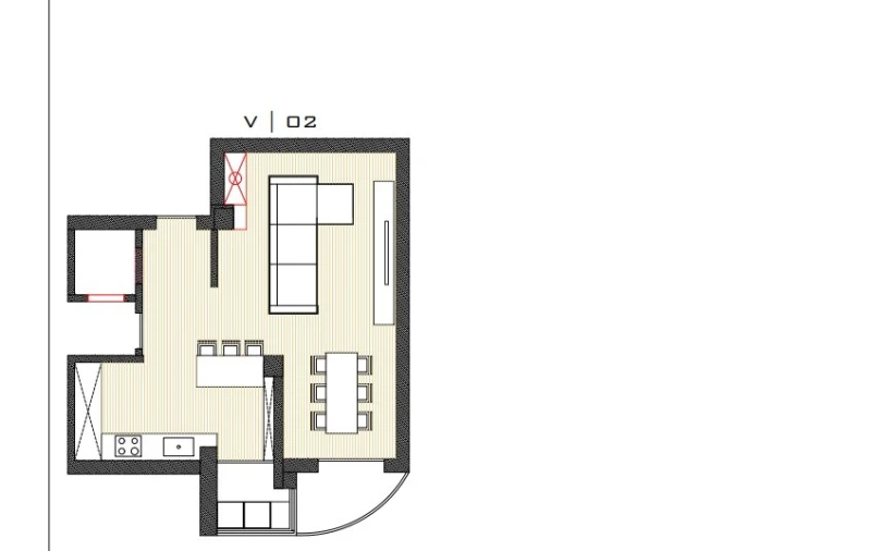 Apartamento T2 para Venda em Rio Tinto Planta 1