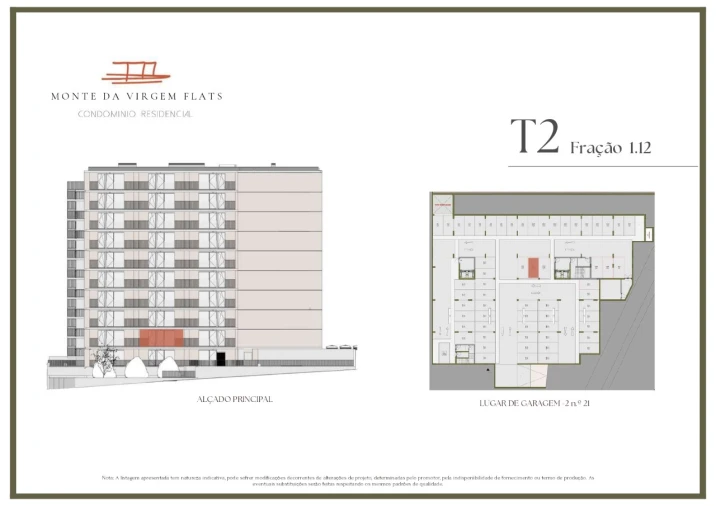 Apartamento T2 para Venda em Vilar de Andorinho Planta 2