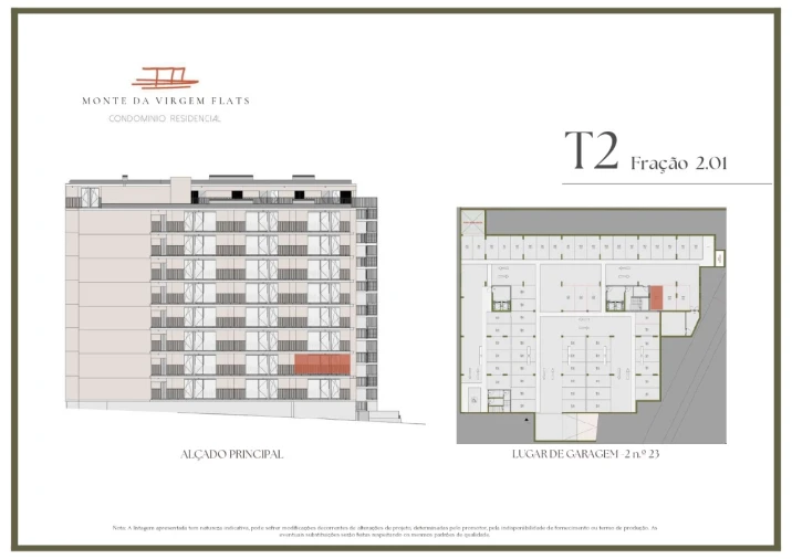 Apartamento T2 para Venda em Vilar de Andorinho Planta 2