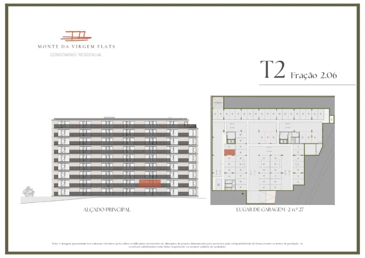 Apartamento T2 para Venda em Vilar de Andorinho Planta 2