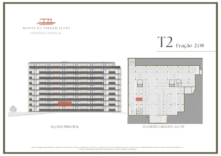 Apartamento T2 para Venda em Vilar de Andorinho Planta 2