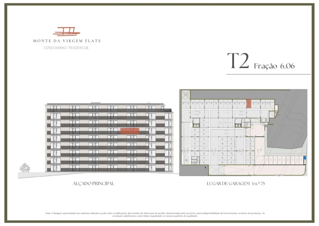 Apartamento T2 para Venda em Vilar de Andorinho Planta 2
