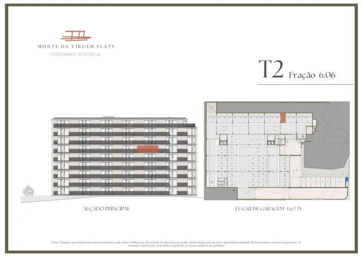 Apartamento T2 para Venda em Vilar de Andorinho Planta 2