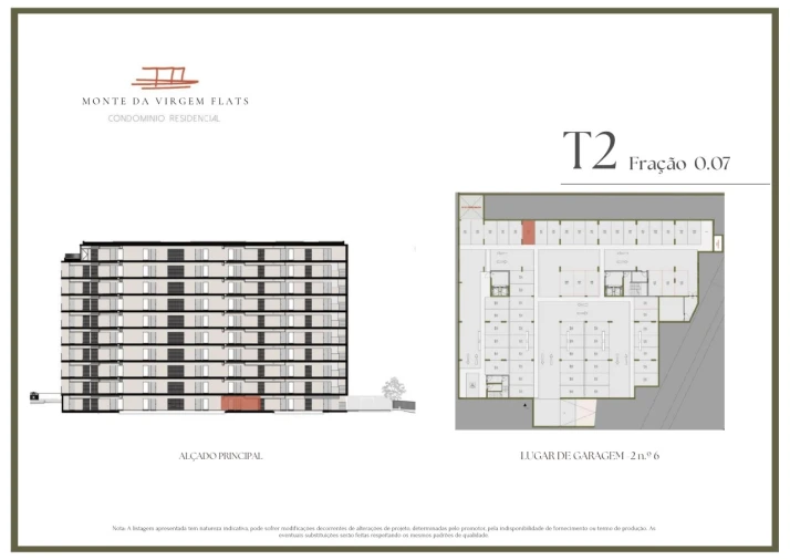 Apartamento T2 para Venda em Vilar de Andorinho Planta 2