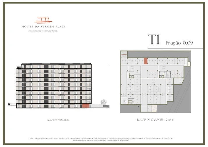 Apartamento T1 para Venda em Vilar de Andorinho Planta 1