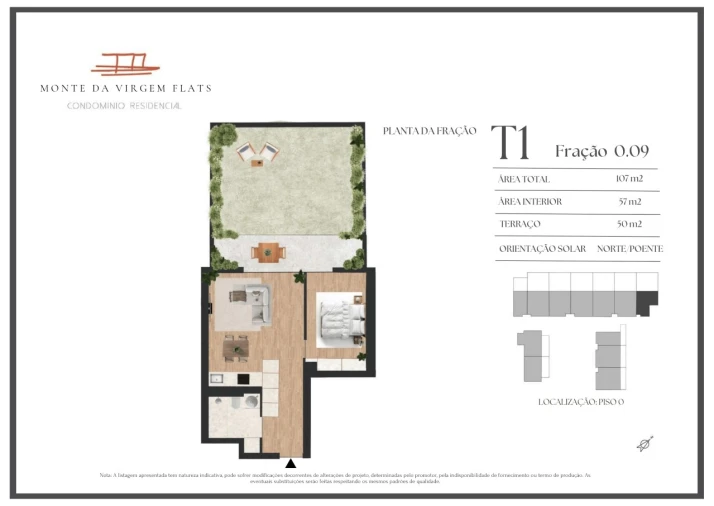 Apartamento T1 para Venda em Vilar de Andorinho Planta 2