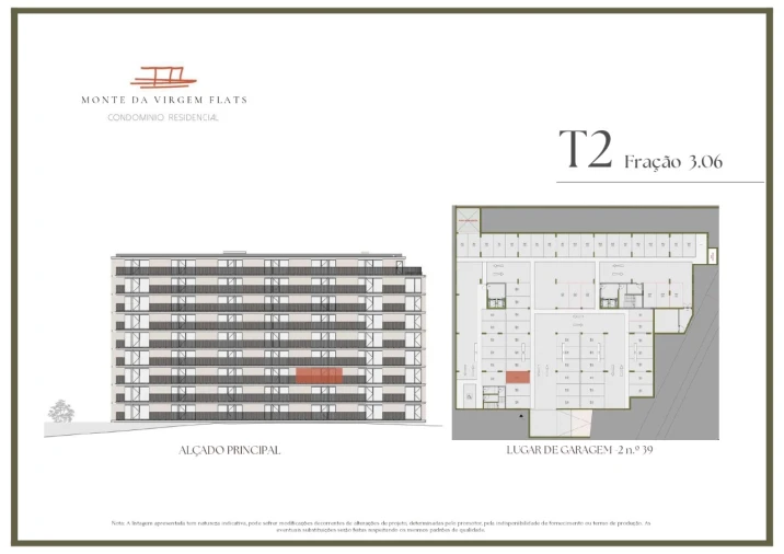 Apartamento T2 para Venda em Vilar de Andorinho Planta 2