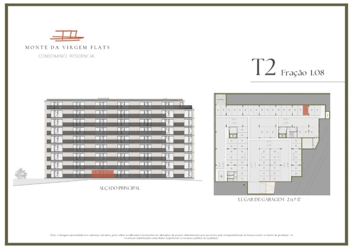 Apartamento T2 para Venda em Vilar de Andorinho Planta 2