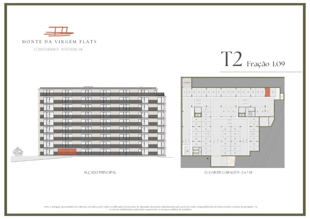 Apartamento T2 para Venda em Vilar de Andorinho Planta 2