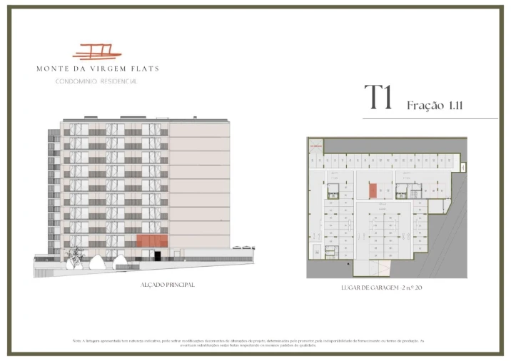 Apartamento T1 para Venda em Vilar de Andorinho Planta 2