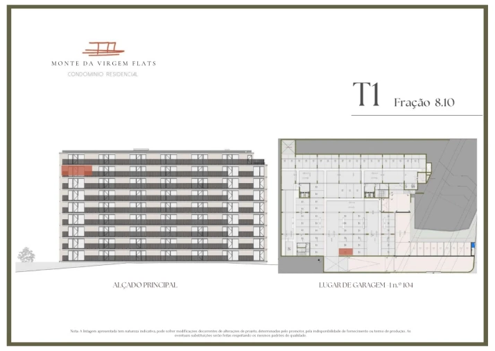 Apartamento T1 para Venda em Vilar de Andorinho Planta 2