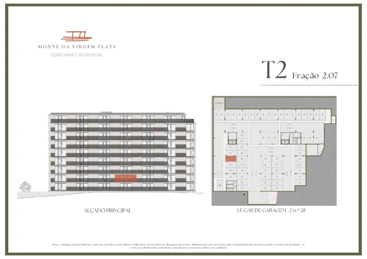 Apartamento T2 para Venda em Vilar de Andorinho Planta 2